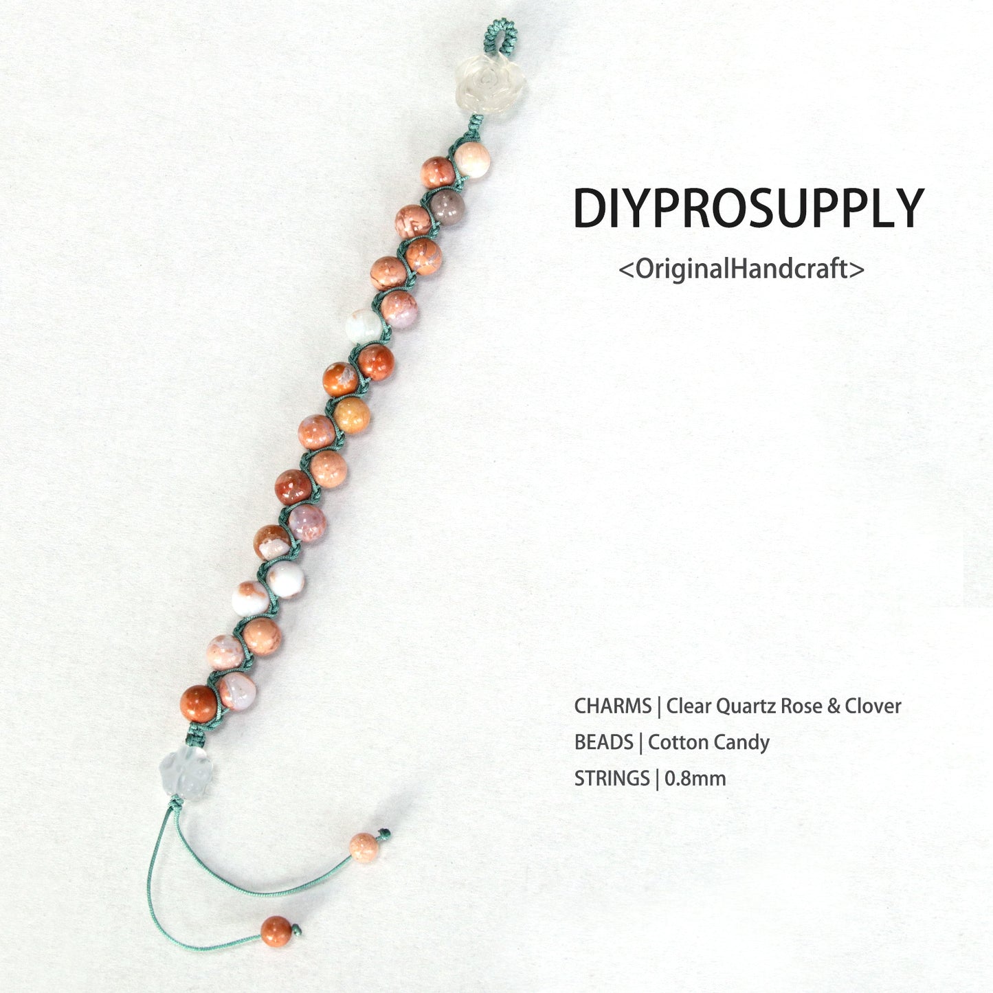 DB817 Cotton Candy Beaded Bracelet