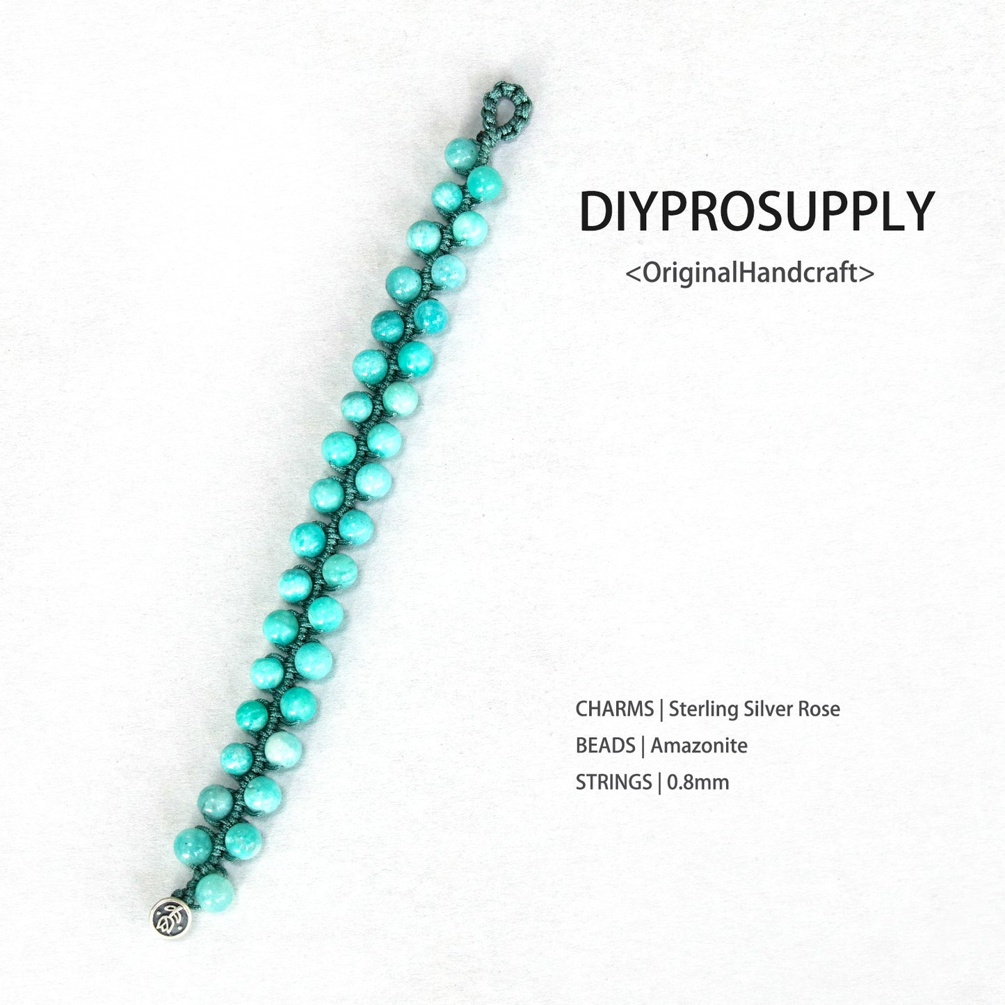 DB617 Double Beads Bracelet Amazonite Bracelet