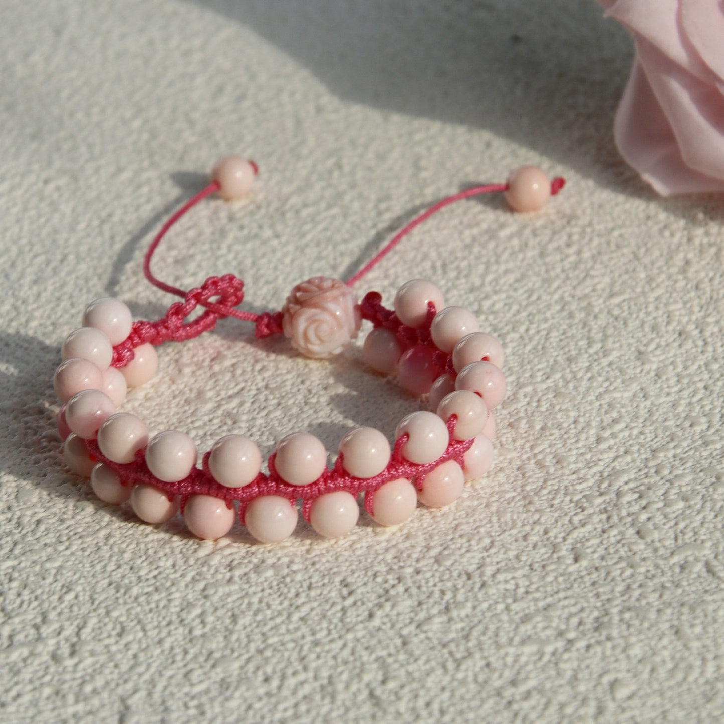 DB604 Queen Conch Shell Beads Bracelet for Women Girls
