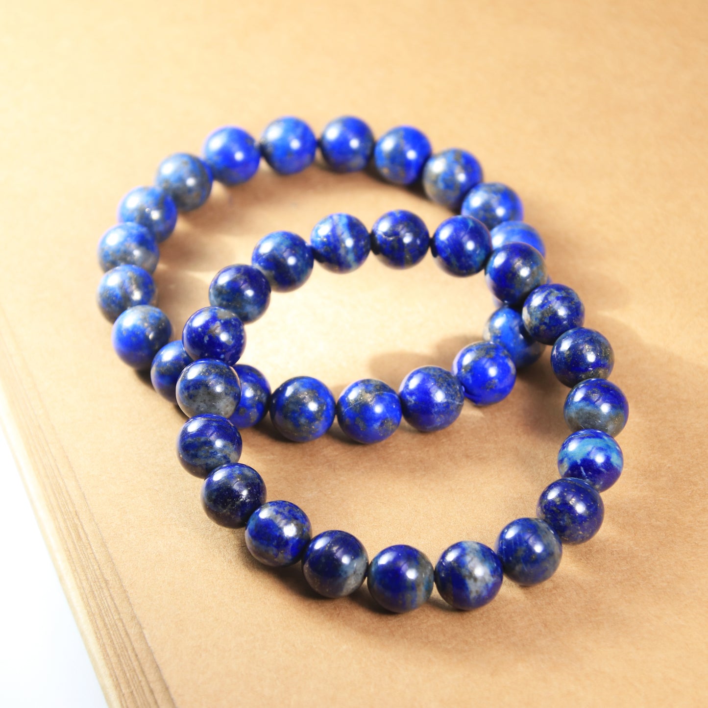 Natural Lapis Lazuli Round Beads Bracelet