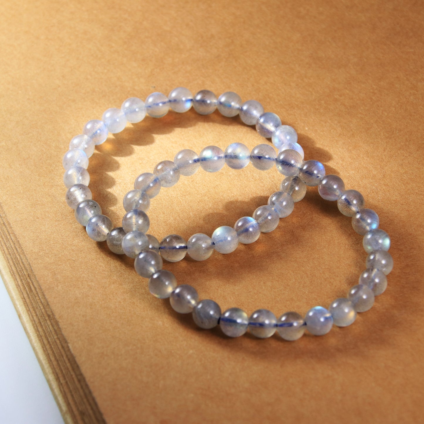 Natural Labradorite Beads Bracelet 6mm
