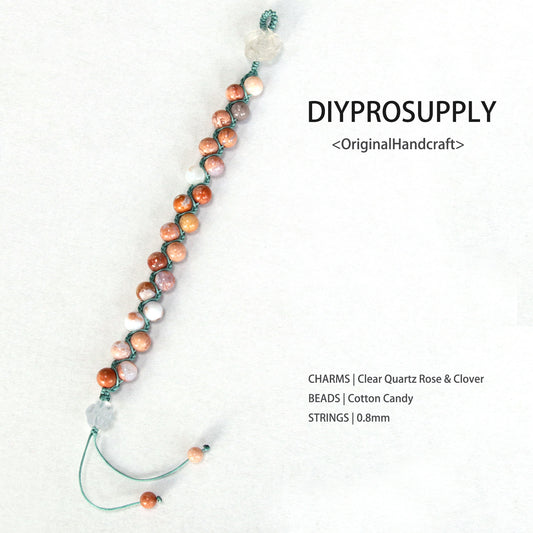 DB817 Cotton Candy Beaded Bracelet