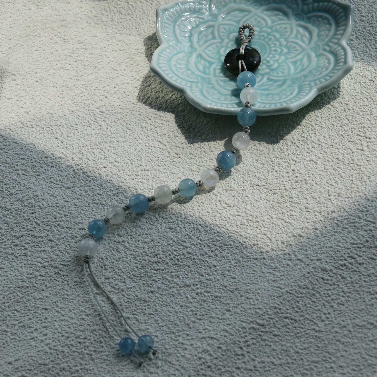 SB811 Aquamarine & Moonstone Bracelet for Women Girls