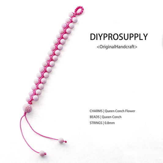 DB604 Queen Conch Shell Beads Bracelet for Women Girls