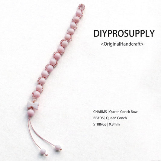 LS808 Queen Conch Lace Style Beaded Bracelet for Women Girls