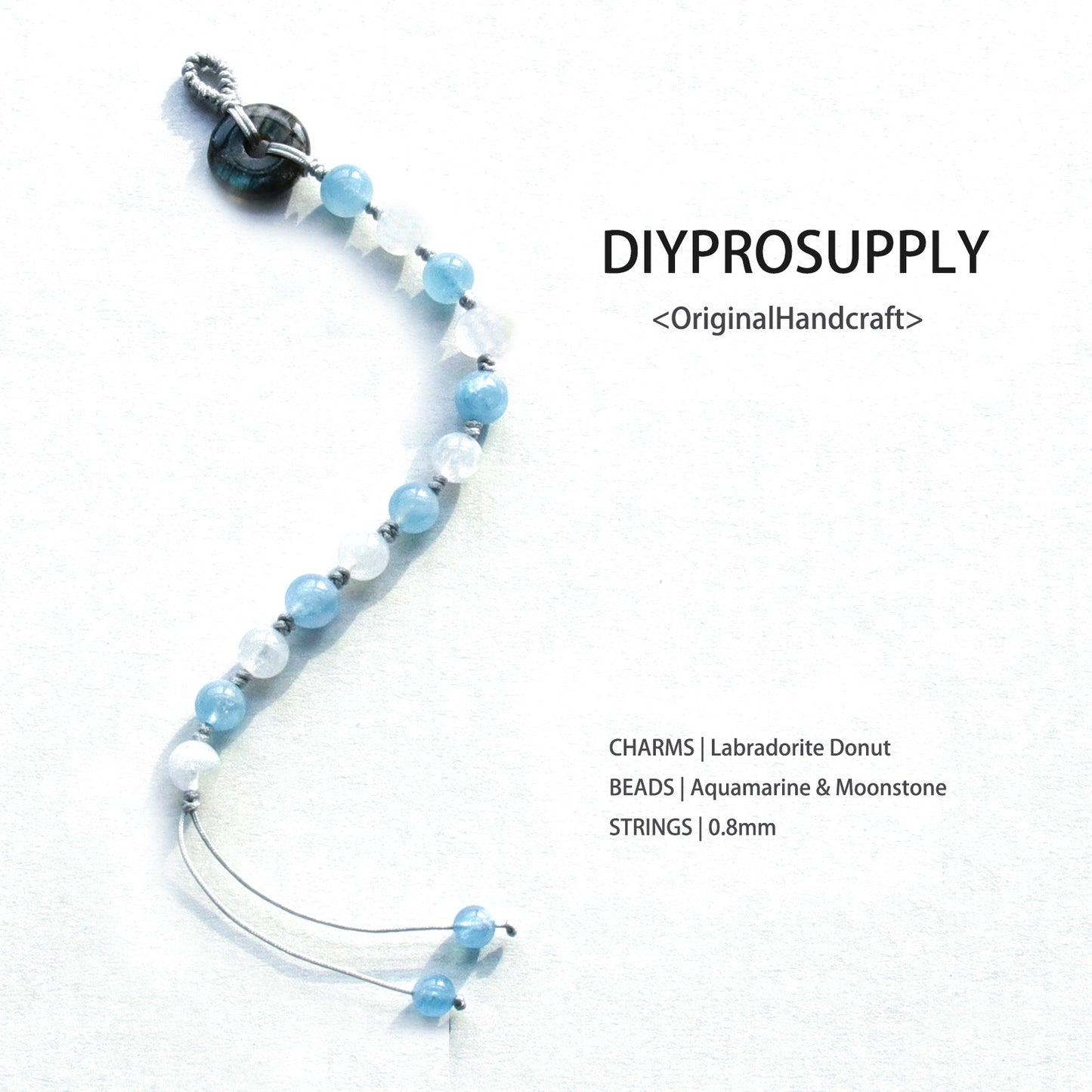 SB811 Aquamarine & Moonstone Bracelet for Women Girls