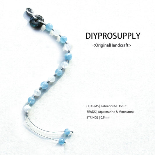 SB811 Aquamarine & Moonstone Bracelet for Women Girls