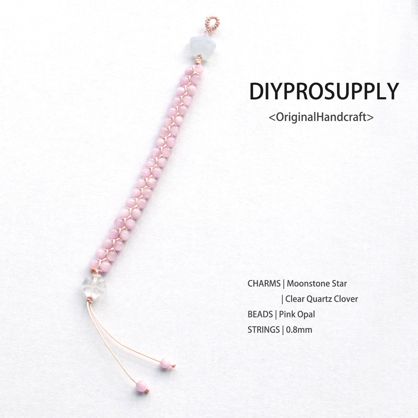 DB605 Light Purple Kunzite Beads Bracelet for Women Girls