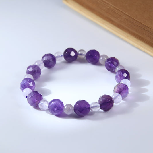 Amethyst and Pearl Beads