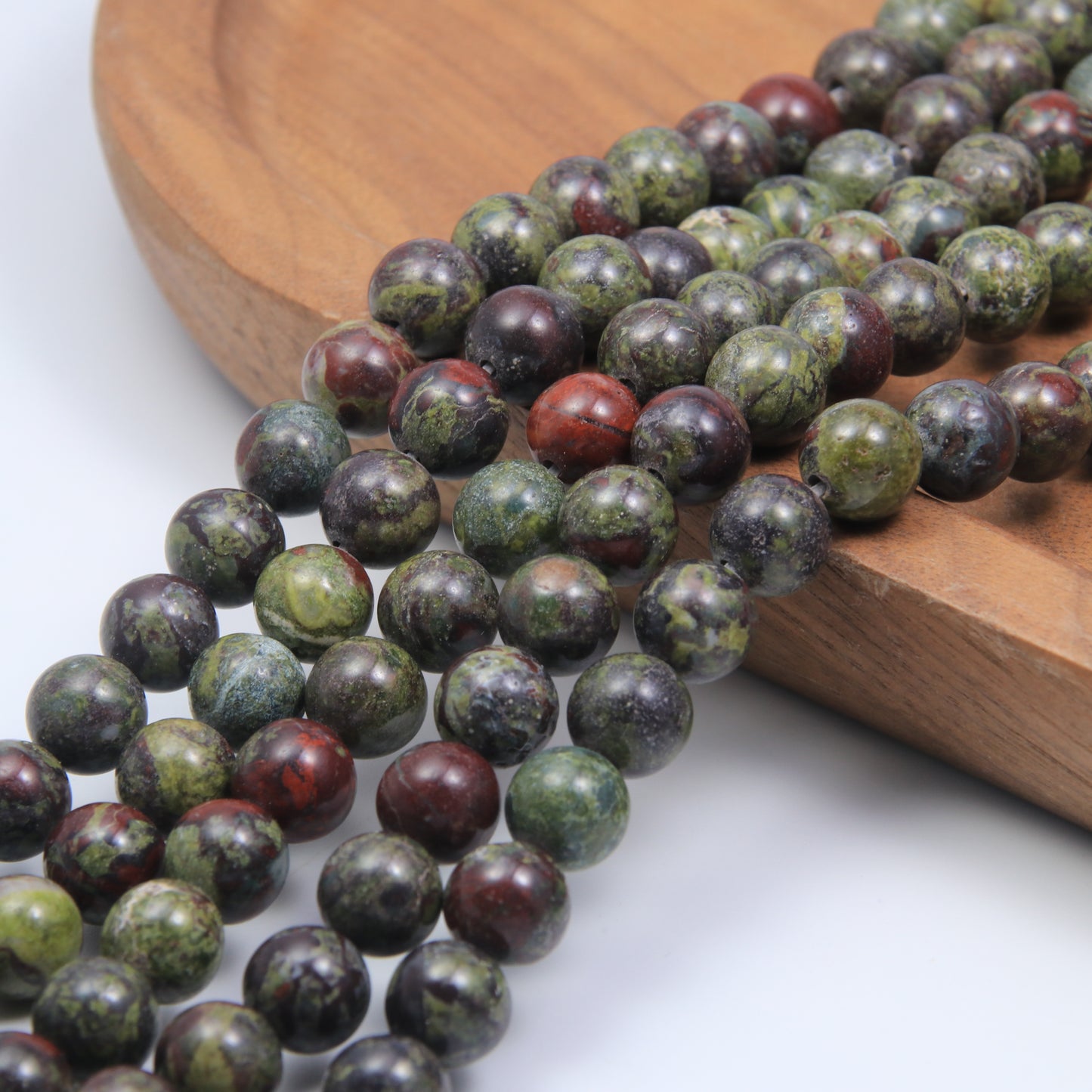 Blood Stone Beads