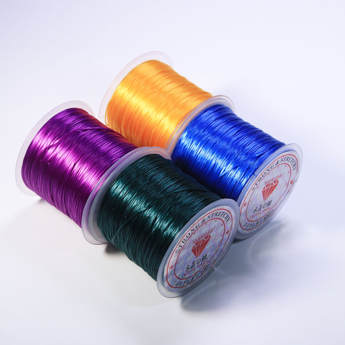 Elastic Cord Flat Cord for DIY Jewelry Making 0.3mm