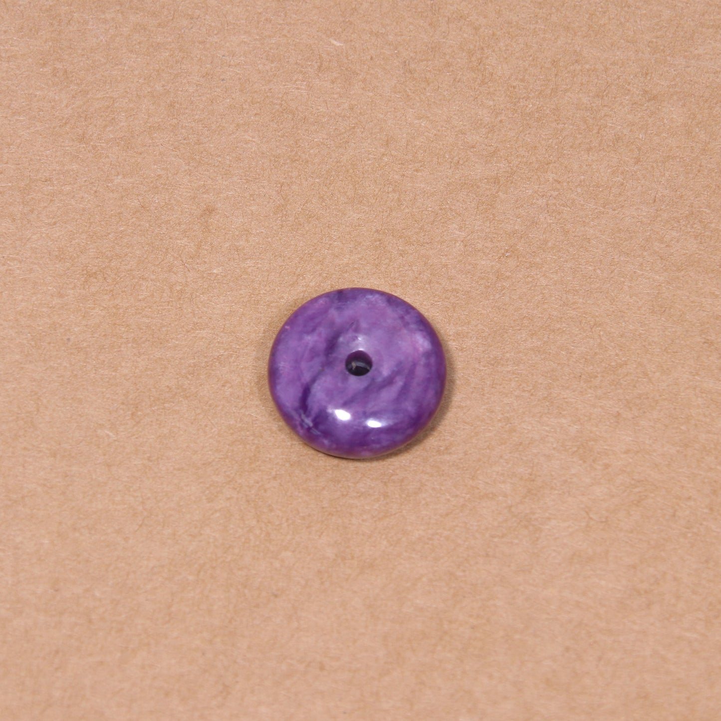 Natural Stone Charm Donut Shape