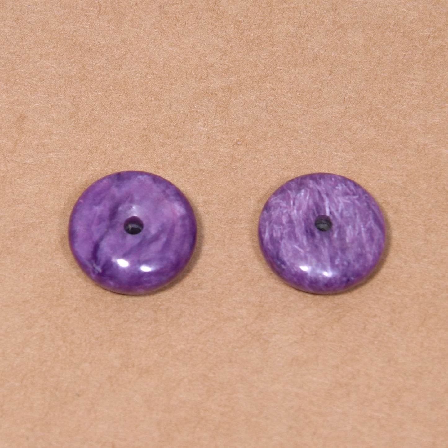 Natural Stone Charm Donut Shape