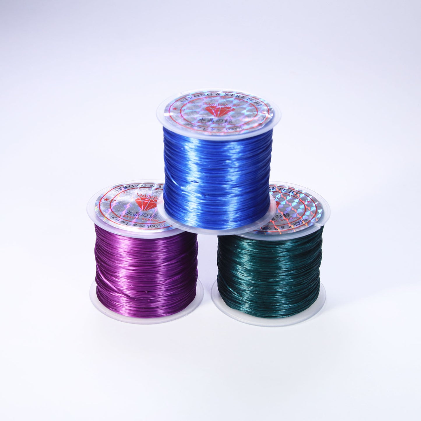 Elastic Cord Flat Cord for DIY Jewelry Making 0.3mm