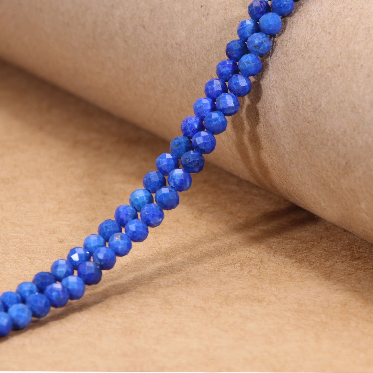 Sparkling Lapis Lazuli Faceted Beads - Deep Blue Gemstone DIY Jewelry Supplies