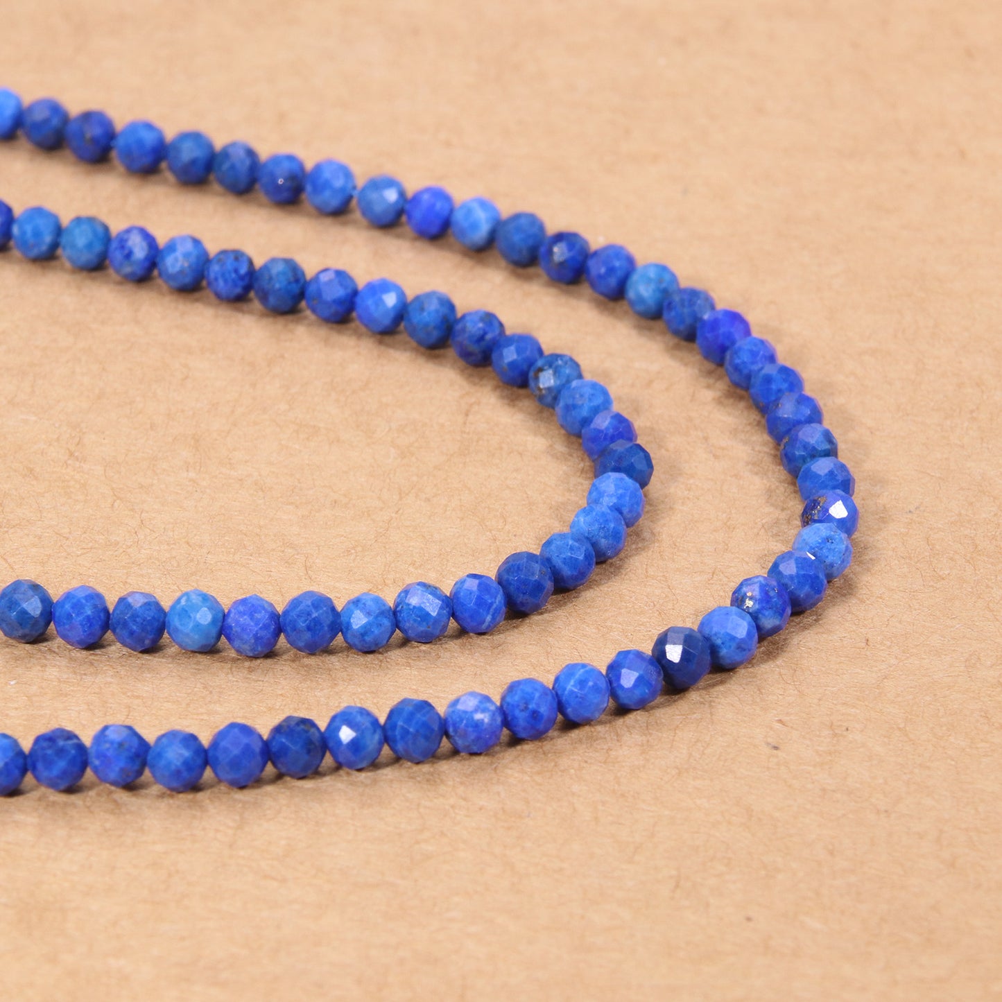 Sparkling Lapis Lazuli Faceted Beads - Deep Blue Gemstone DIY Jewelry Supplies