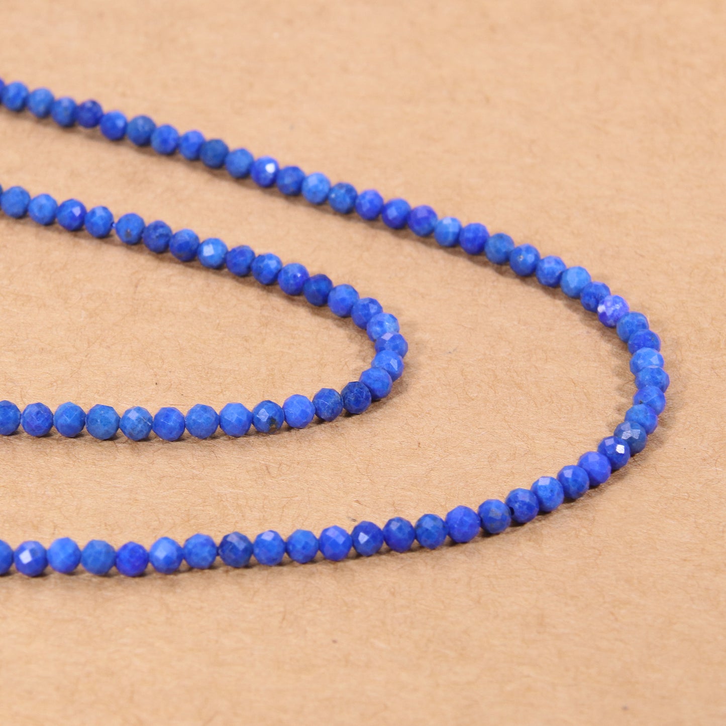 Sparkling Lapis Lazuli Faceted Beads - Deep Blue Gemstone DIY Jewelry Supplies