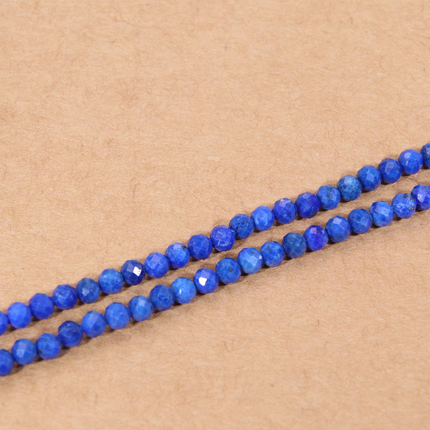 Sparkling Lapis Lazuli Faceted Beads - Deep Blue Gemstone DIY Jewelry Supplies