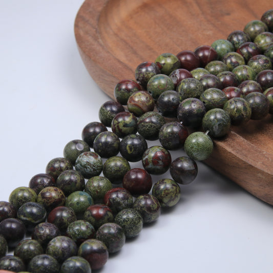 Blood Stone Beads