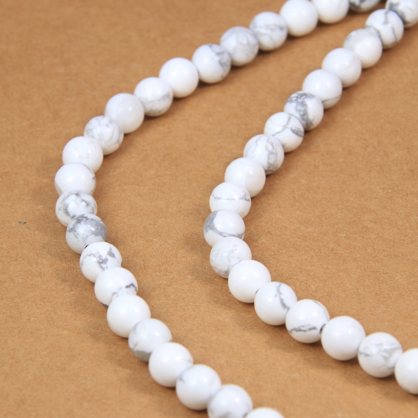 Howlite Beads 6"