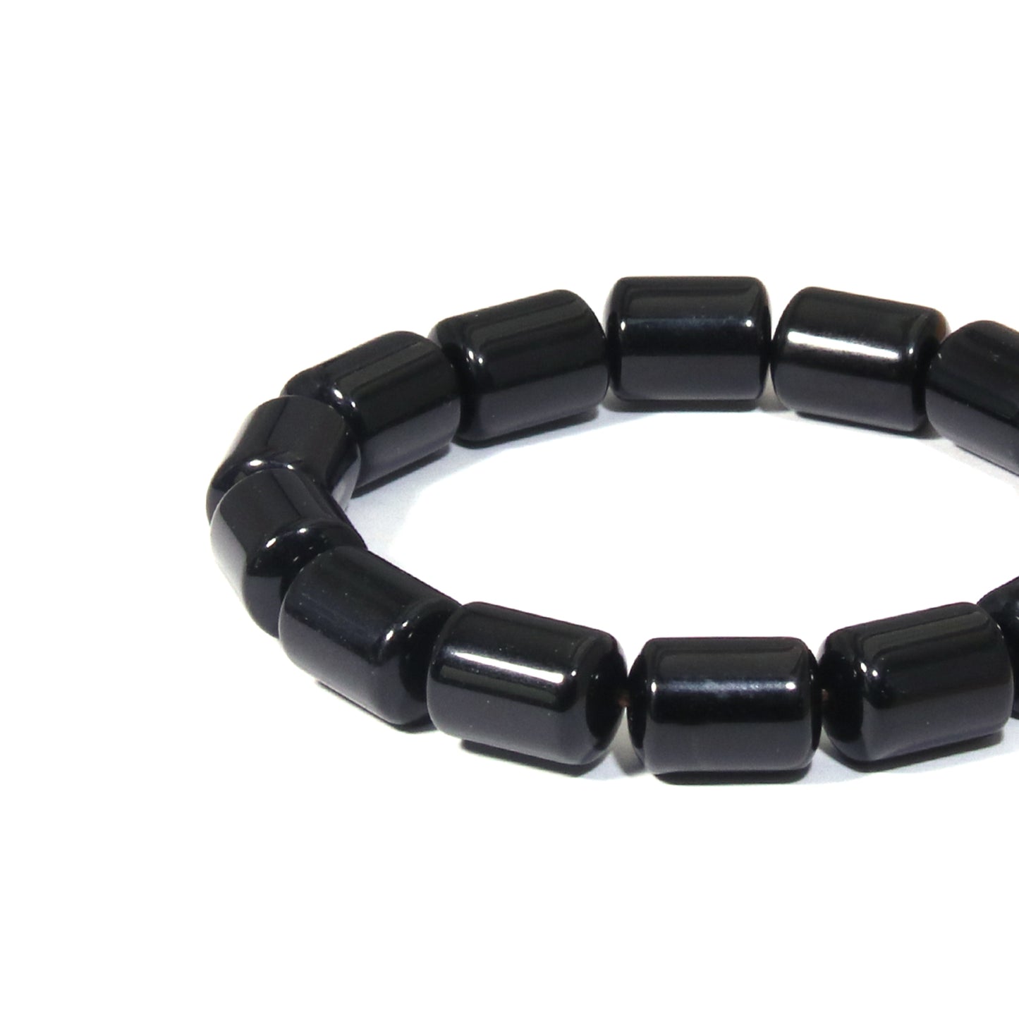 Bamboo-patterned obsidian