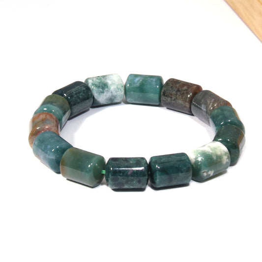 Bamboo-patterned Indian agate