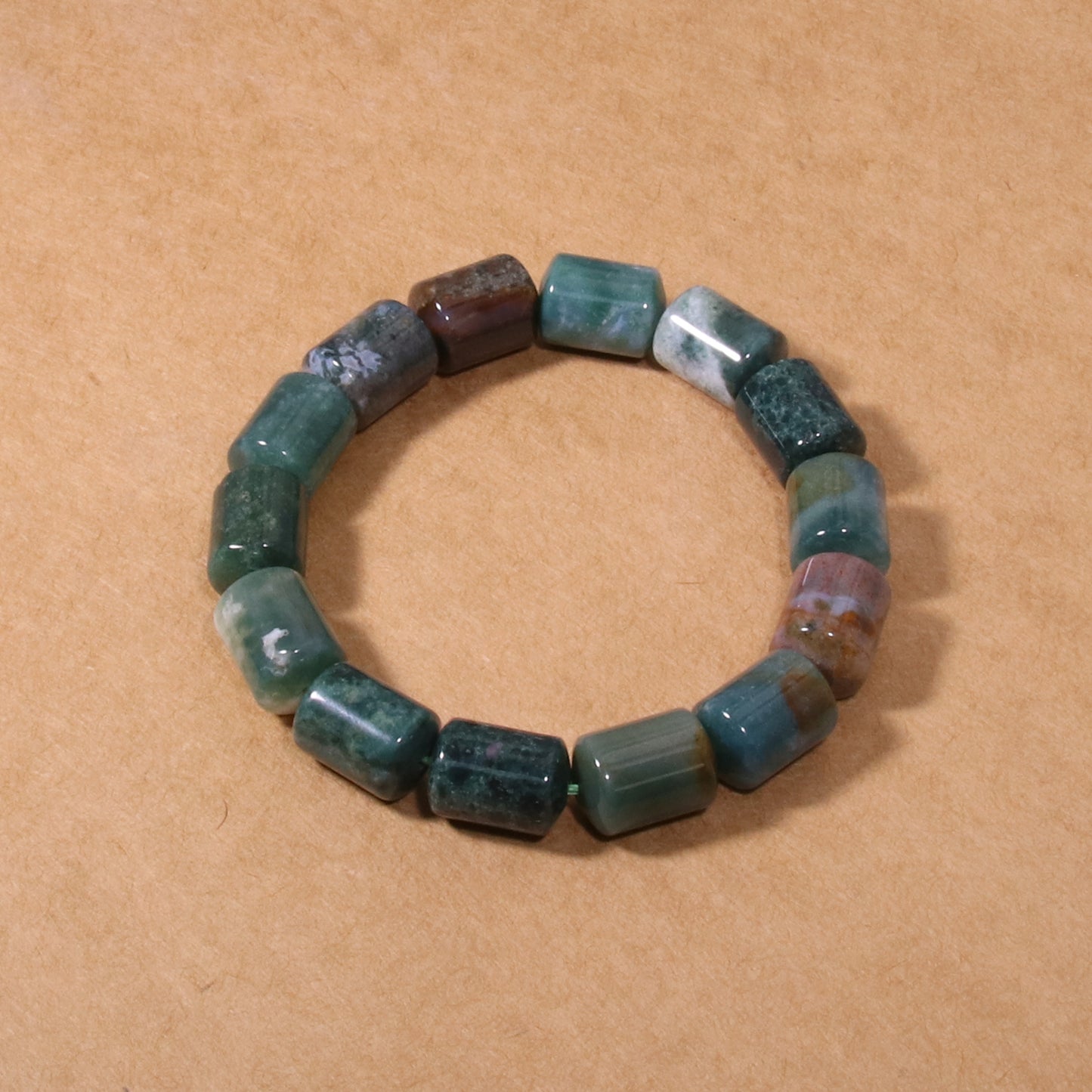 Bamboo-patterned Indian agate