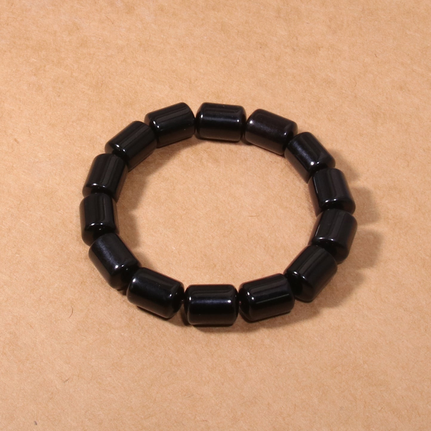 Bamboo-patterned obsidian