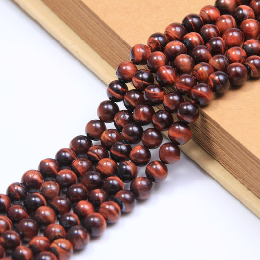 Wholesale 5 strands Red Tiger Eye 6mm, 8mm, 10mm